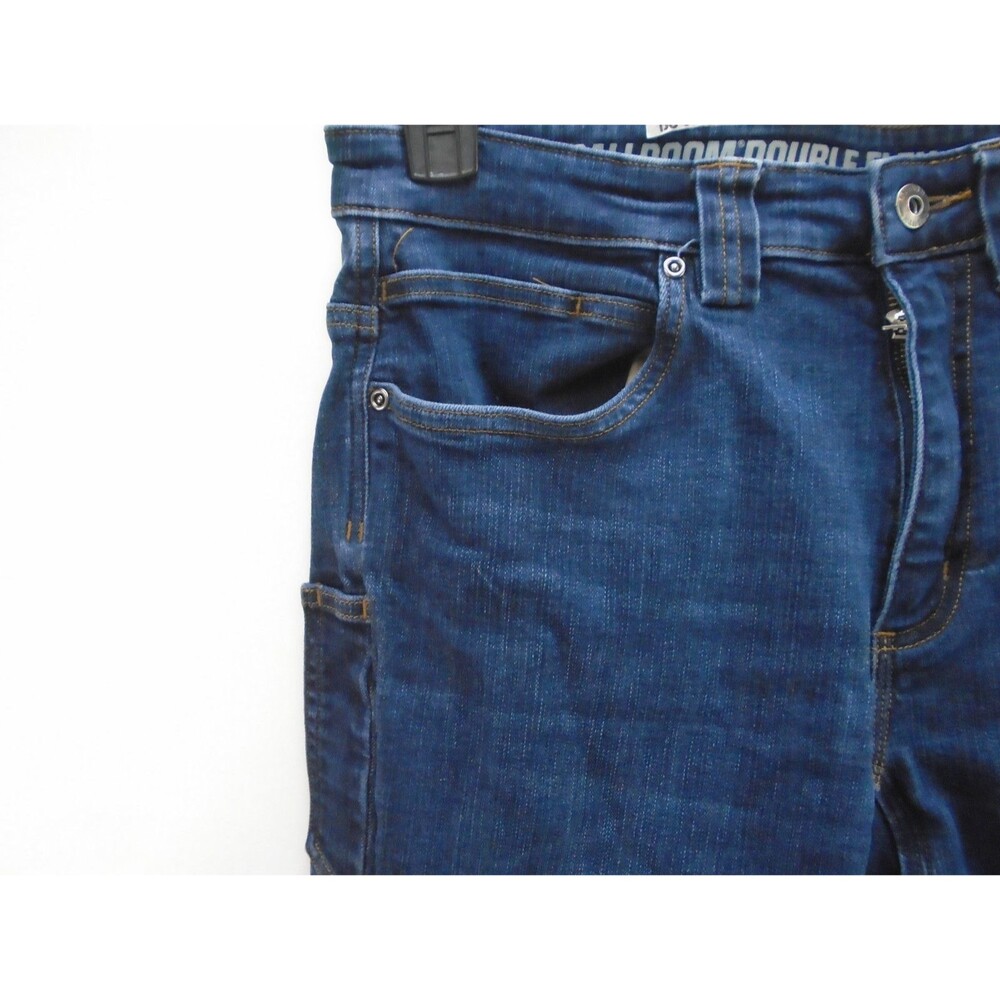 Duluth Trading Denim Blue Jeans Mens 32x30 Ballroom Double Flex Slim Fit - Picture 5 of 13